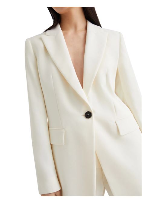 Giacca monopetto in envers satin - BIANCO LANA Marella articolo 365 | KELLY001